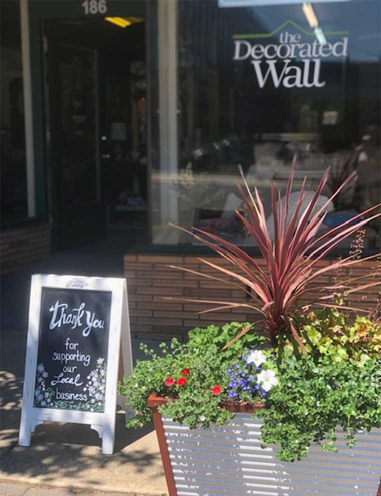 The Decorated Wall storefront