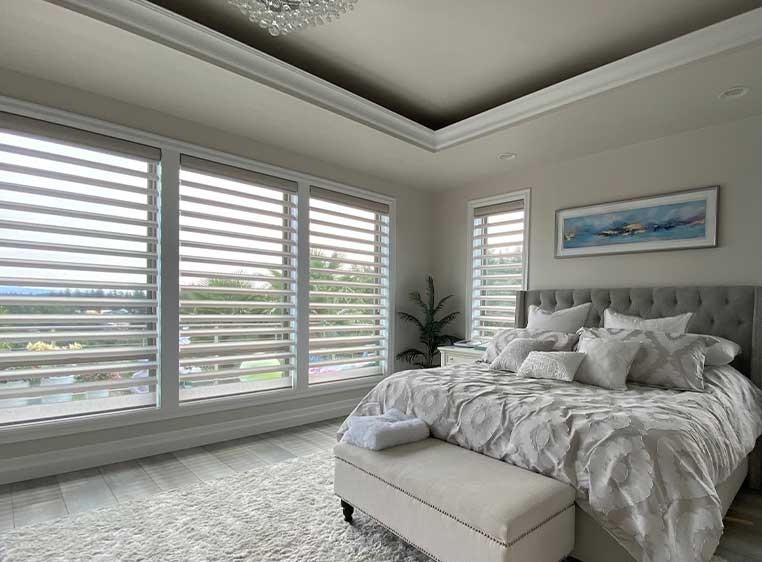 Gray bedroom